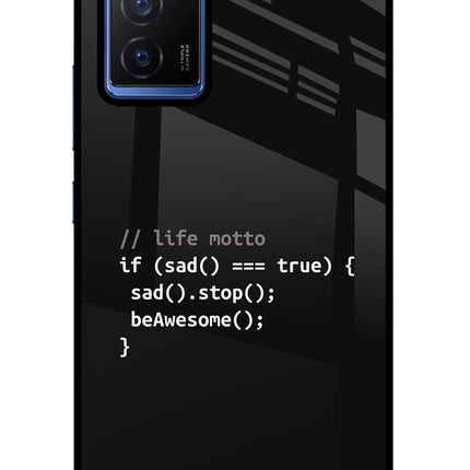 Life Motto Code Vivo V23E 5G Glass Case