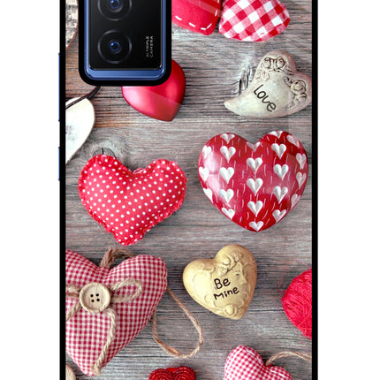 Love Wallpaper Vivo V23E 5G Glass Case Back Cover by Casekaro
