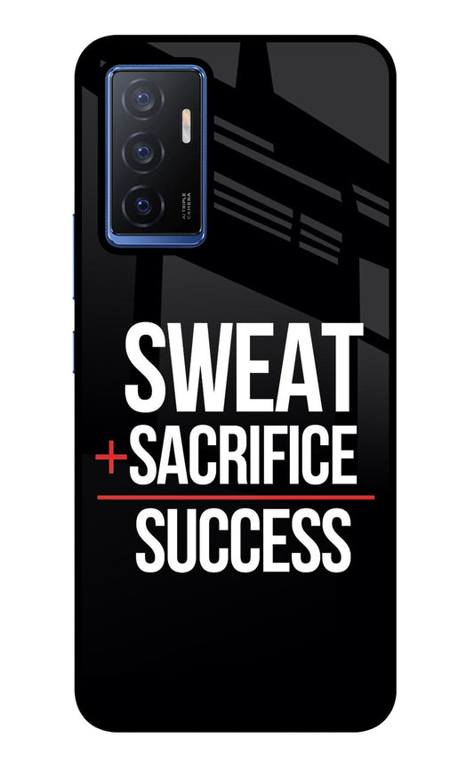 Sweat Sacrifice Success Vivo V23E 5G Glass Case