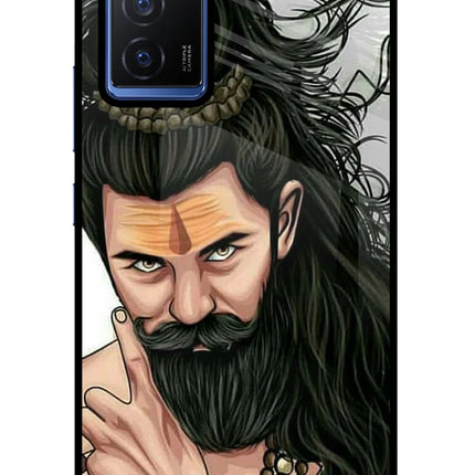 Mahadev Vivo V23E 5G Glass Case Back Cover by Casekaro