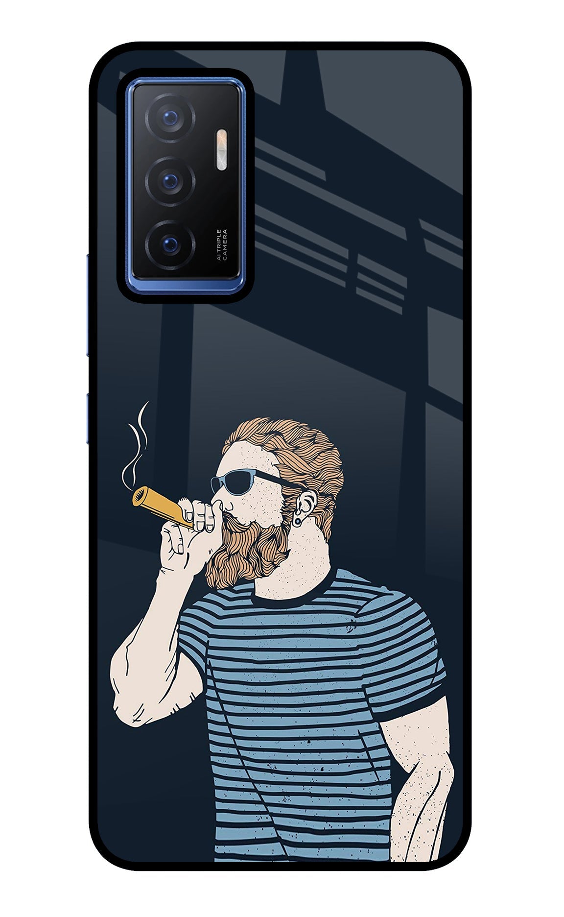 Smoking Vivo V23E 5G Glass Case