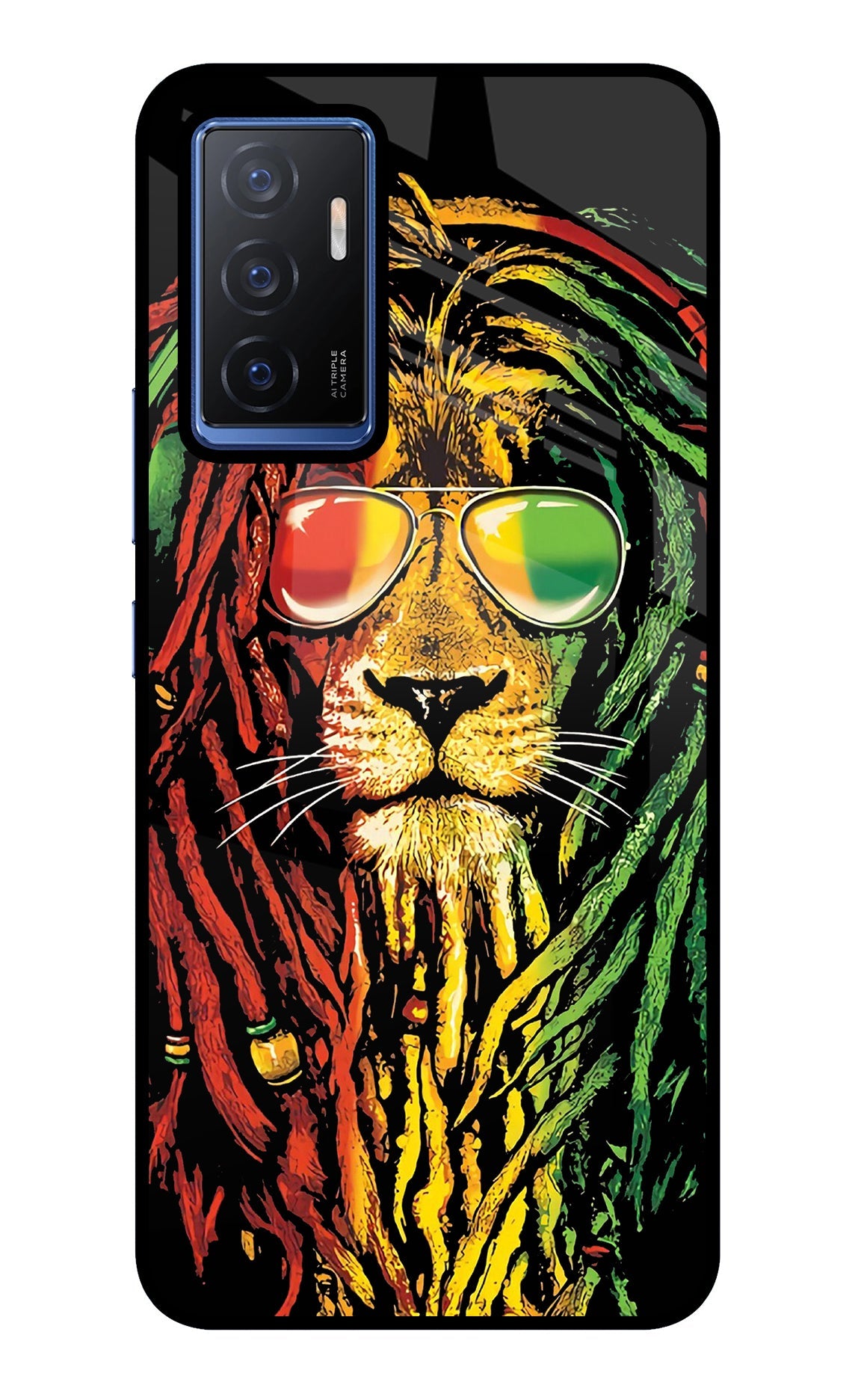 Rasta Lion Vivo V23E 5G Back Cover