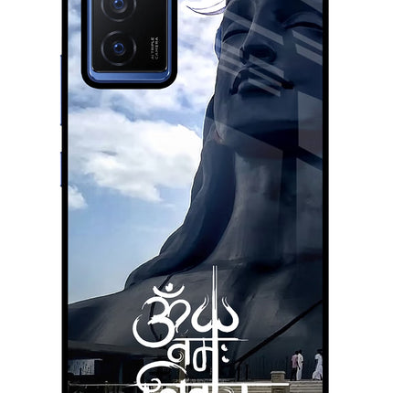 Om Namah Shivay Vivo V23E 5G Glass Case Back Cover by Casekaro