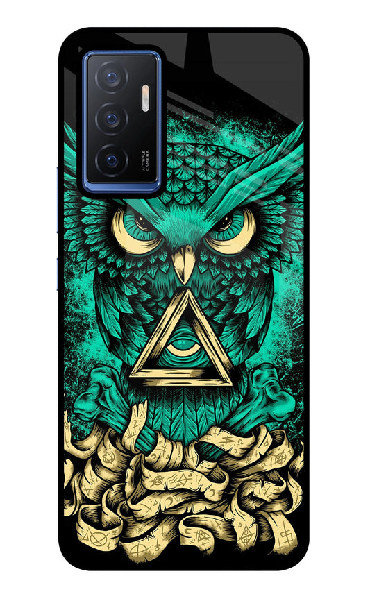 Green Owl Vivo V23E 5G Glass Case