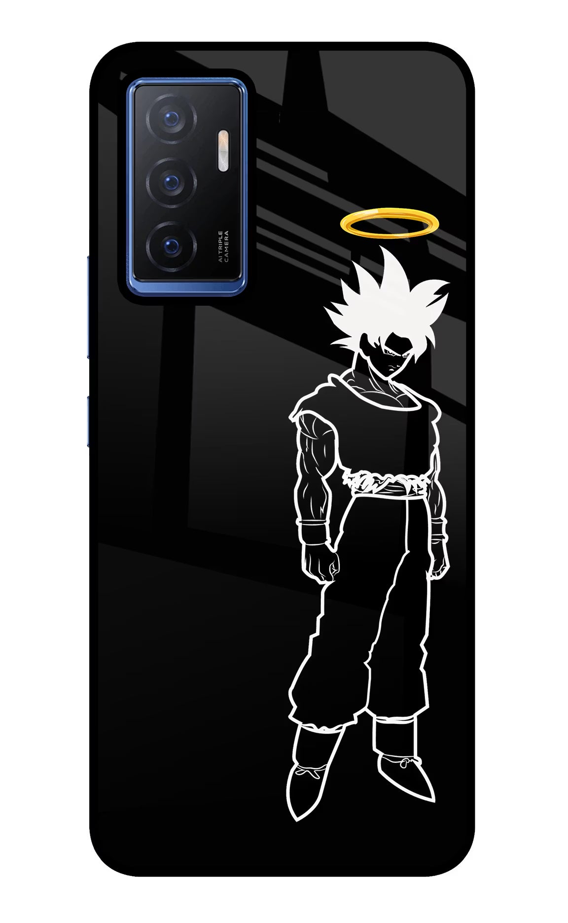 DBS Character Vivo V23E 5G Glass Case Back Cover by Casekaro