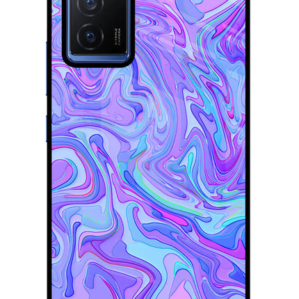 Glitter Vivo V23E 5G Glass Case Back Cover by Casekaro
