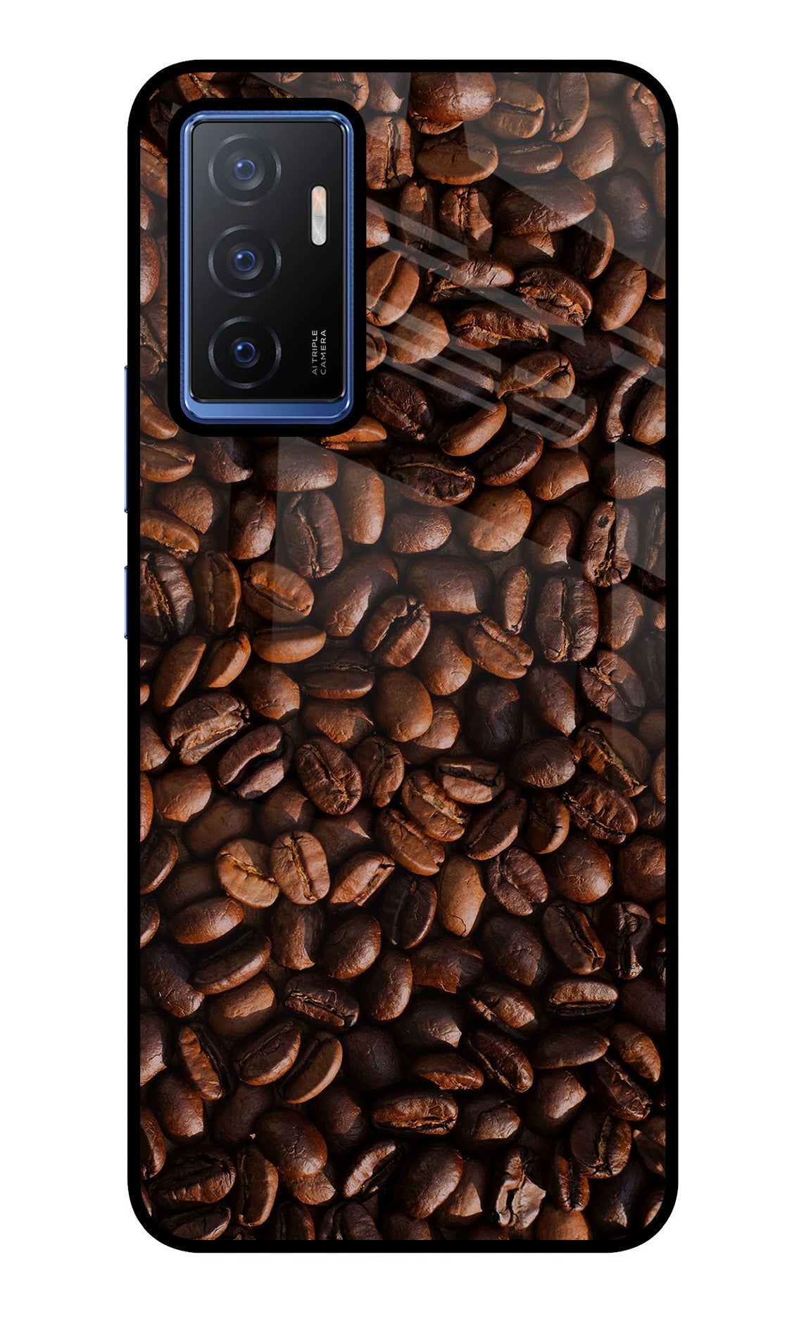 Coffee Beans Vivo V23E 5G Glass Case