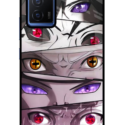 Naruto Anime Vivo V23E 5G Glass Case Back Cover by Casekaro