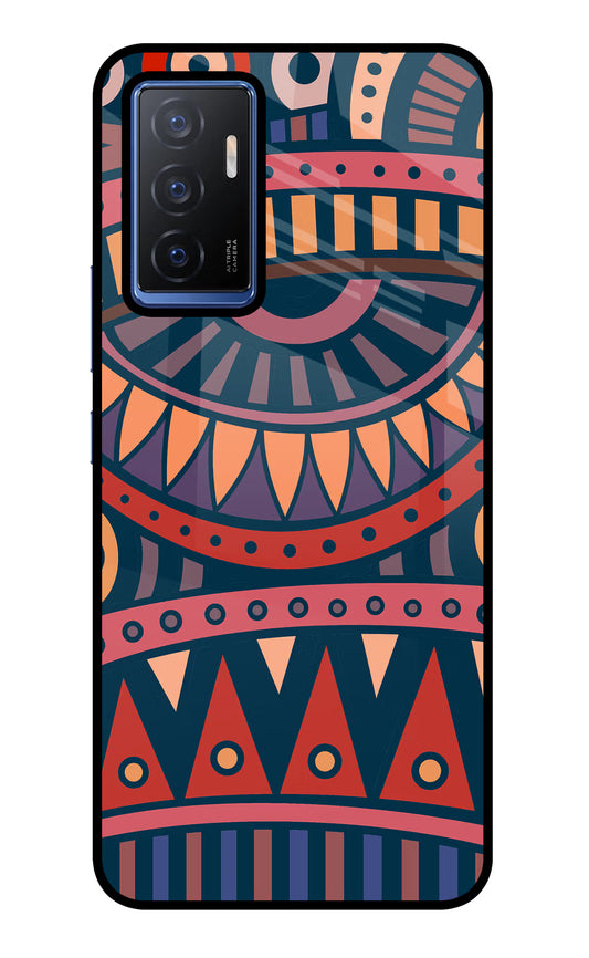 African Culture Design Vivo V23E 5G Glass Case