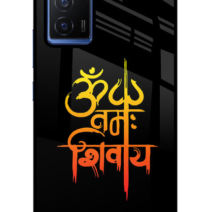 Om Namah Shivay Vivo V23E 5G Glass Case Back Cover by Casekaro
