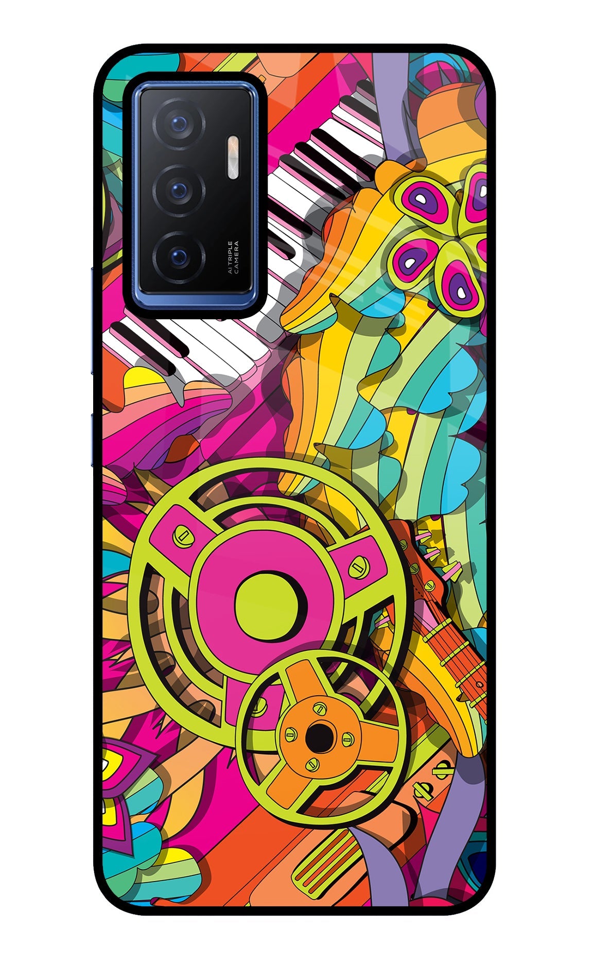 Music Doodle Vivo V23E 5G Back Cover