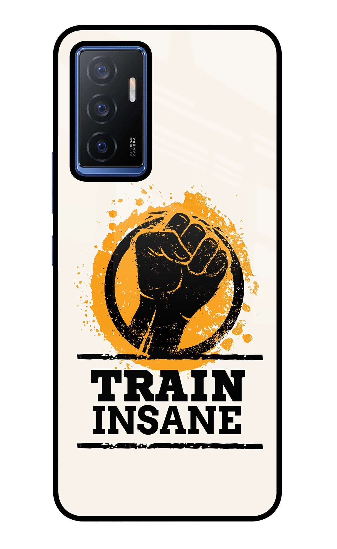 Train Insane Vivo V23E 5G Glass Case