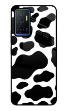 Cow Spots Vivo V23E 5G Glass Case