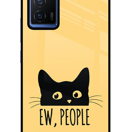 Ew People Catitude Vivo V23E 5G Glass Case