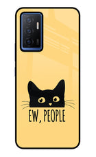 Ew People Catitude Vivo V23E 5G Glass Case