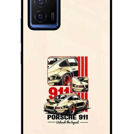 Classic Porsche 911 Vivo V23E 5G Glass Case