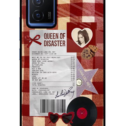 Queen of Disaster Vivo V23E 5G Glass Case