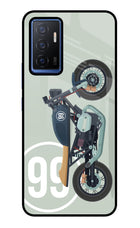 Classic Cafe Racer 99 Vivo V23E 5G Glass Case