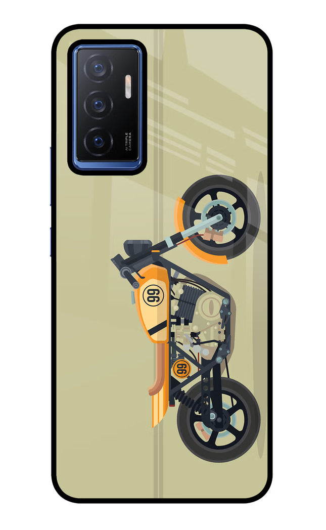 Vertical Speedster Vivo V23E 5G Glass Case