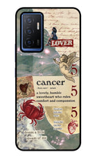 Cancer Zodiac Vivo V23E 5G Glass Case