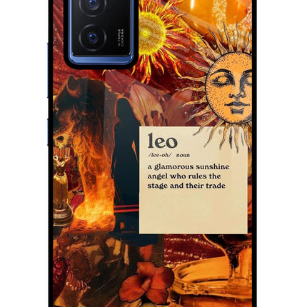 Leo Zodiac Vivo V23E 5G Glass Case