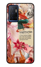 Sagittarius Zodiac Vivo V23E 5G Glass Case