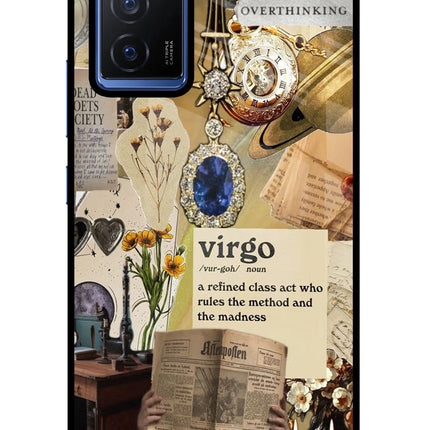 Virgo Zodiac Vivo V23E 5G Glass Case