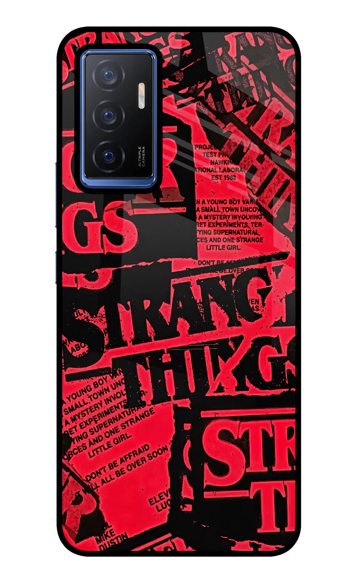 Ordinary Things Vivo V23E 5G Glass Case Back Cover by Casekaro