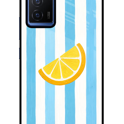 Summer Lemon Vivo V23E 5G Glass Case