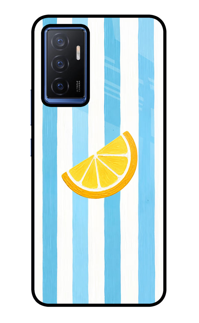 Summer Lemon Vivo V23E 5G Glass Case