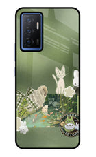 Aesthetic anime Vivo V23E 5G Glass Case