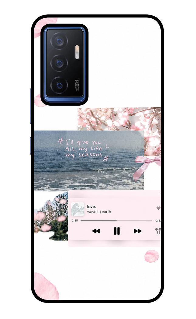 Wave to earth Vivo V23E 5G Glass Case