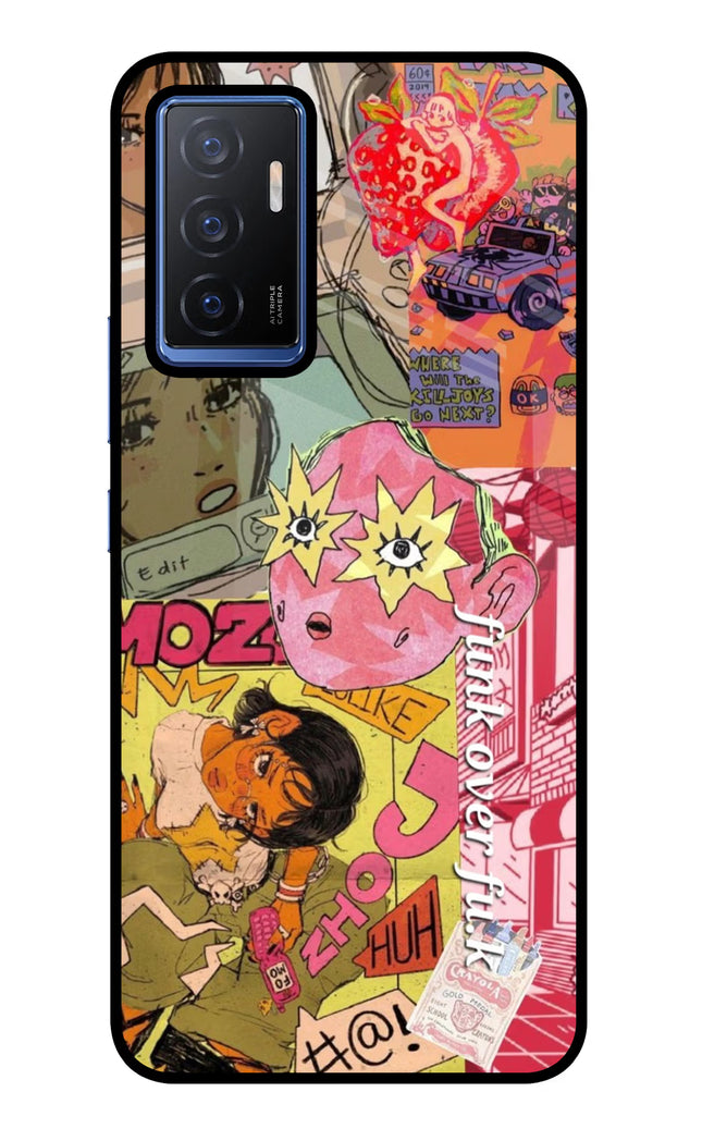 Funkover Vivo V23E 5G Glass Case
