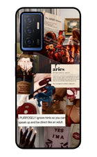 Zodiac Aries Vivo V23E 5G Glass Case
