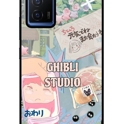Studio Ghibli Vivo V23E 5G Glass Case