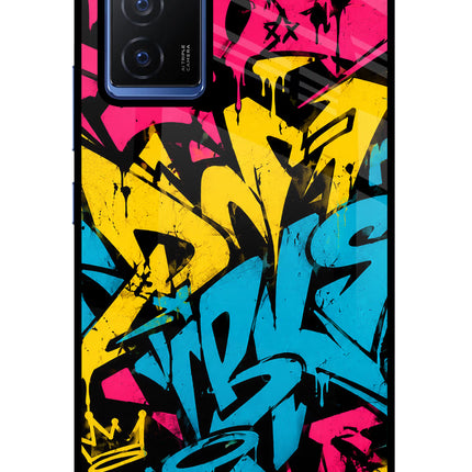 Graffiti Vibe Vivo V23E 5G Glass Case