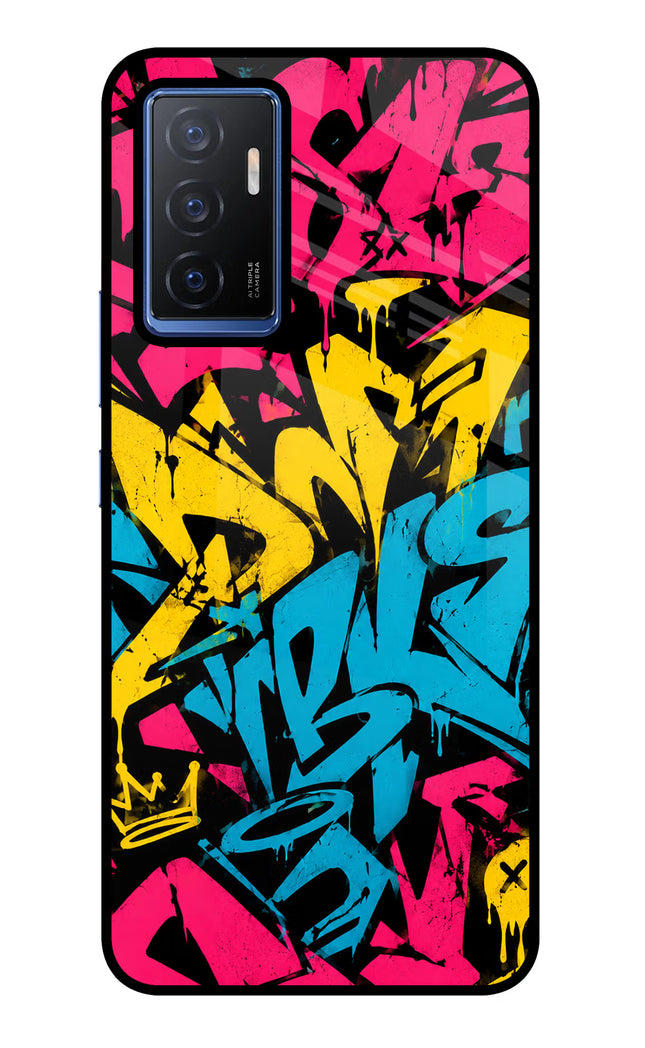Graffiti Vibe Vivo V23E 5G Glass Case