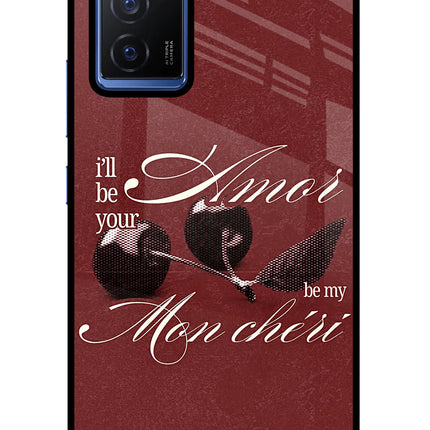 Velvet Cherry Vivo V23E 5G Glass Case