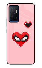 Gwen Heart Vivo V23E 5G Glass Case