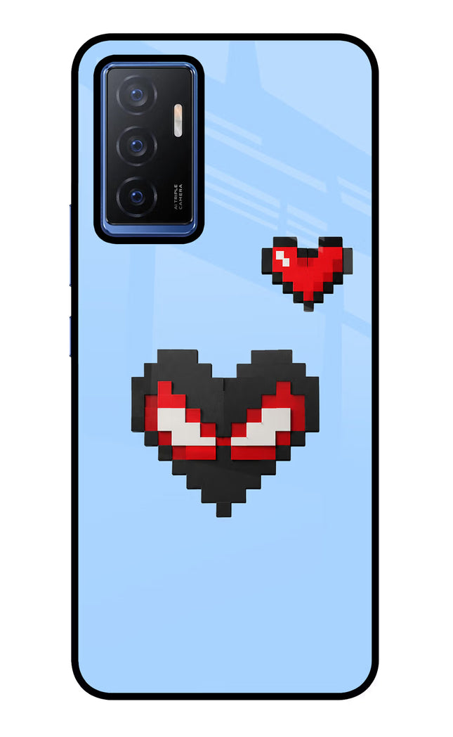 Peter Heart Vivo V23E 5G Glass Case
