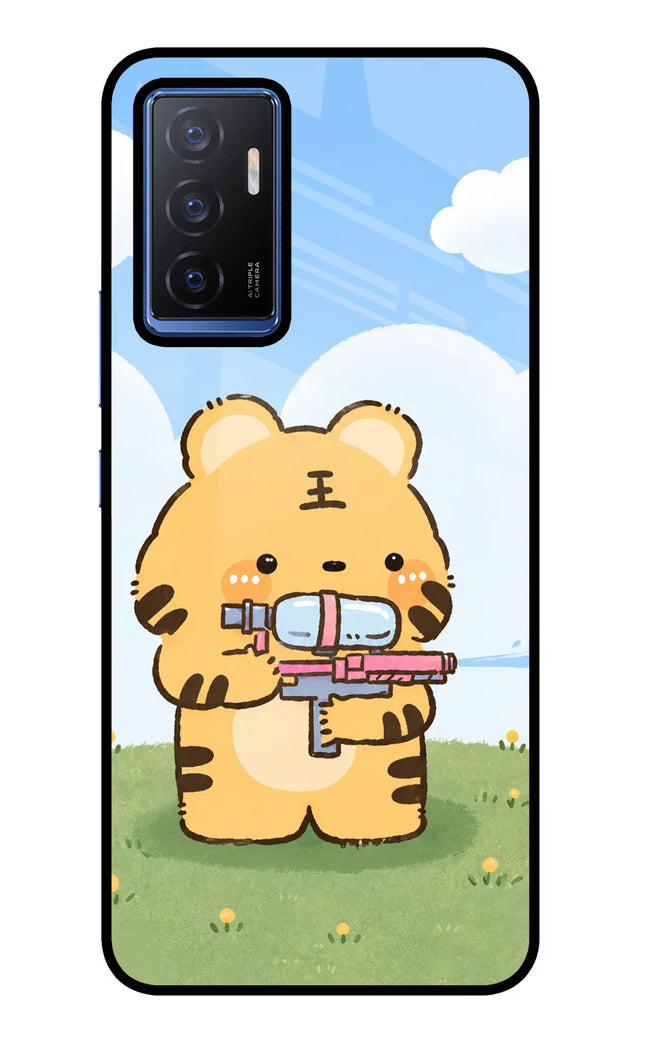 Tiger Treat Vivo V23E 5G Glass Case