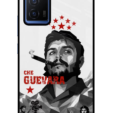 Che Guevara Iconic Vivo V23E 5G Glass Case Back Cover by Casekaro