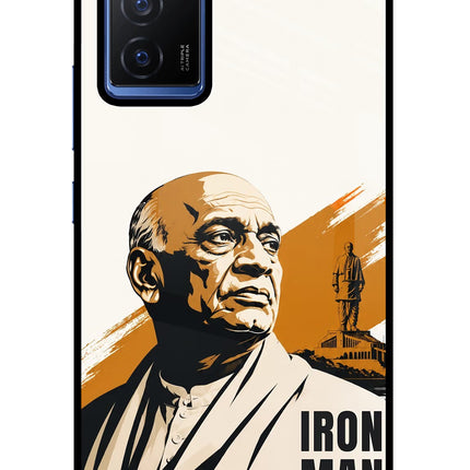 Sardar Patel Iron Will Vivo V23E 5G Glass Case Back Cover by Casekaro