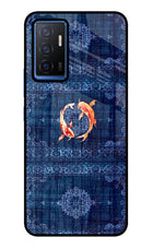 Koi Blue Vivo V23E 5G Glass Case