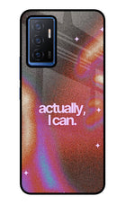 Pink Aura Vivo V23E 5G Glass Case