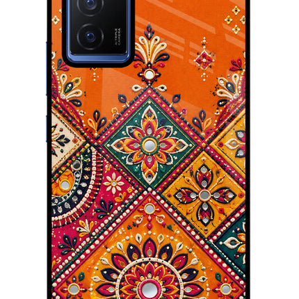 Kutch Glow Vivo V23E 5G Glass Case