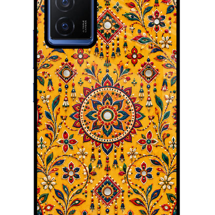 Sunlit Aura Vivo V23E 5G Glass Case