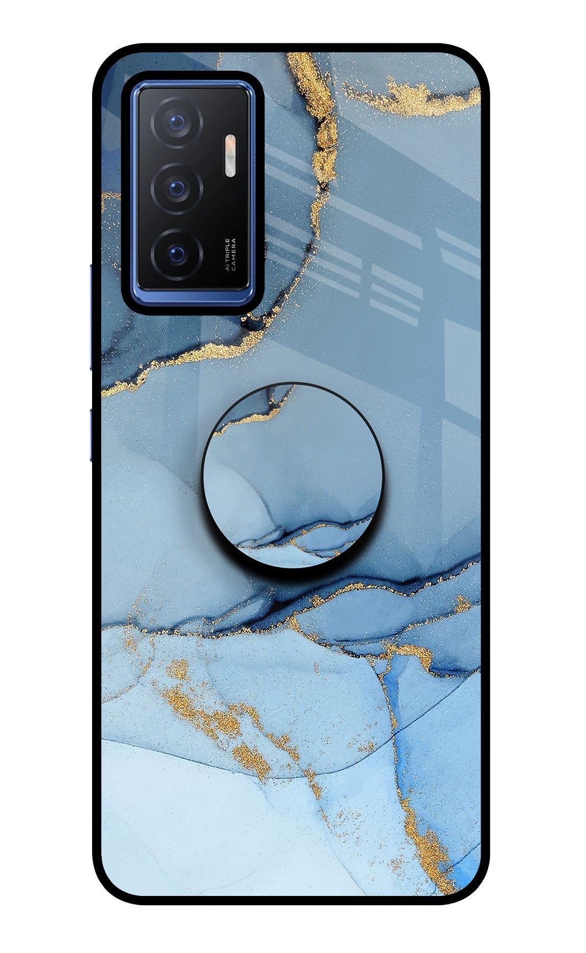 Blue Marble Vivo V23E 5G Glass Case