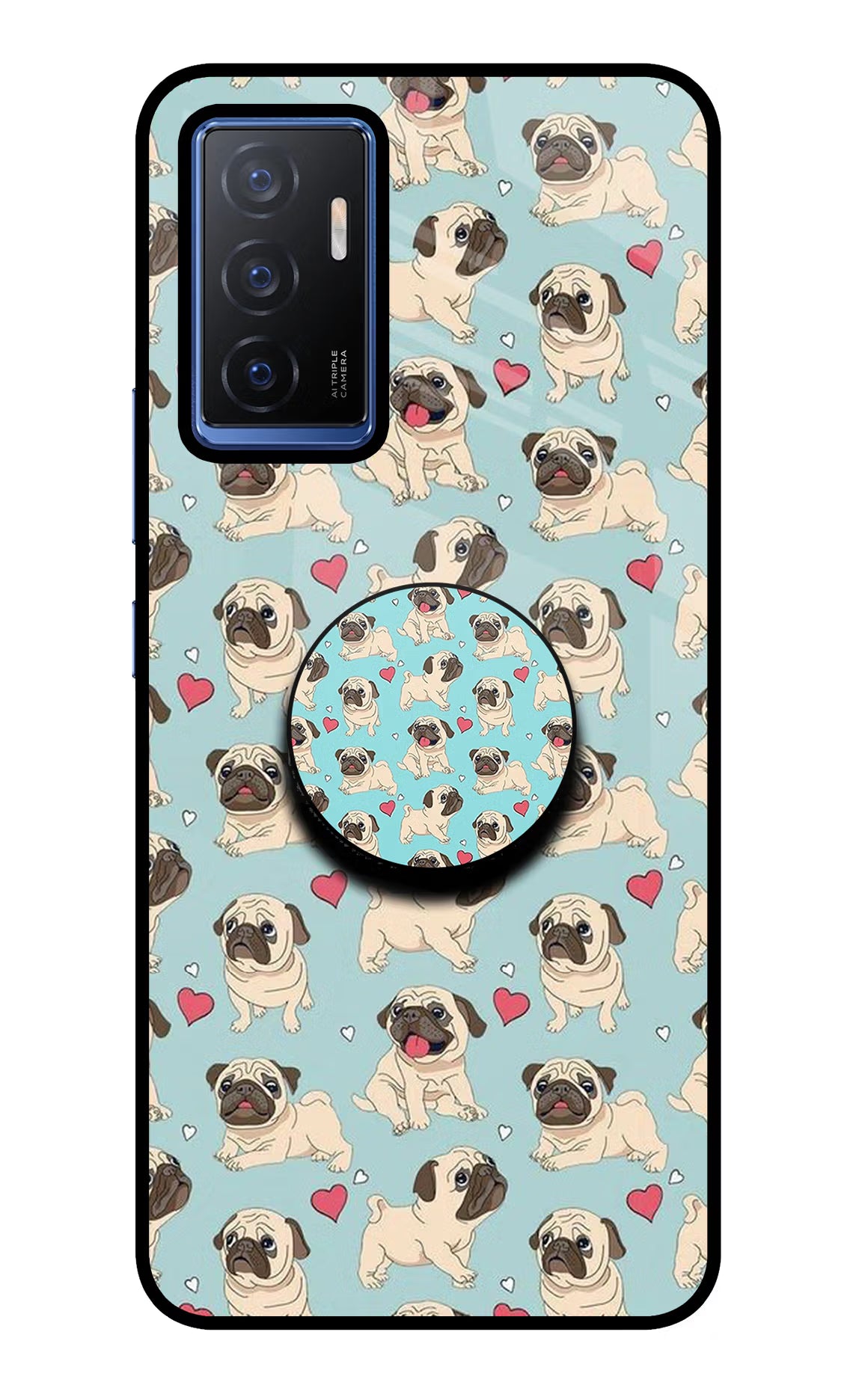 Pug Dog Vivo V23E 5G Pop Case by Casekaro
