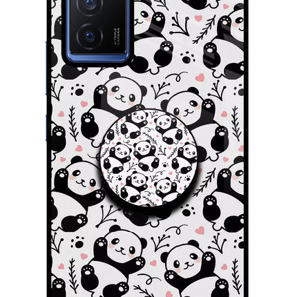 Cute Panda Vivo V23E 5G Pop Case by Casekaro
